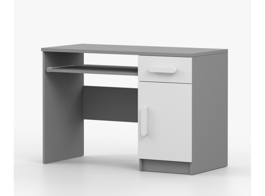 Psací stůl SMYK - šedý/bílý (více variant)