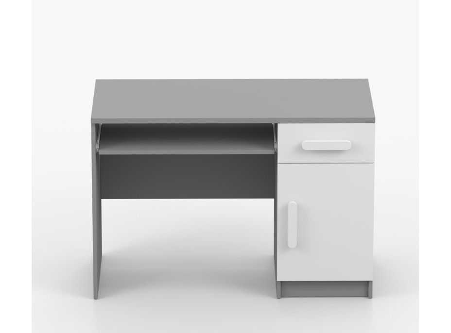 Psací stůl SMYK - šedý/bílý (více variant)