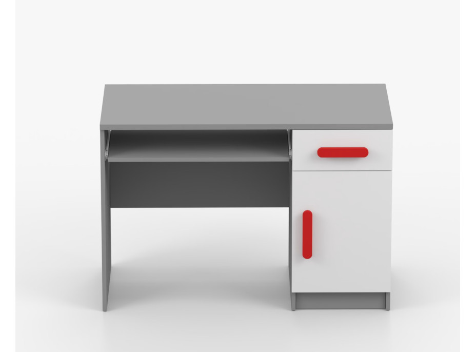 Psací stůl SMYK - šedý/bílý (více variant)
