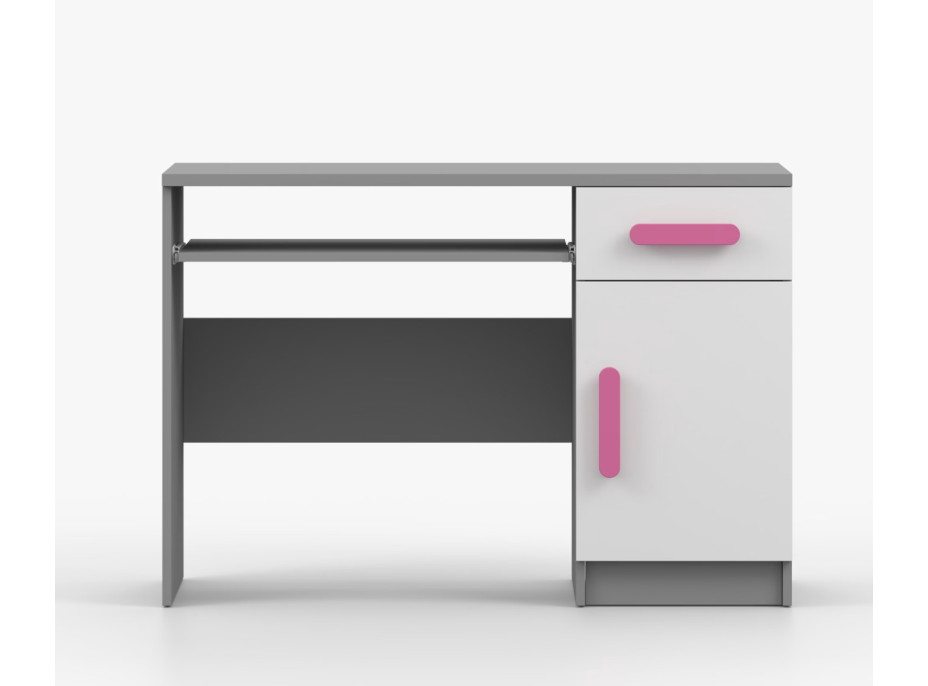 Psací stůl SMYK - šedý/bílý (více variant)