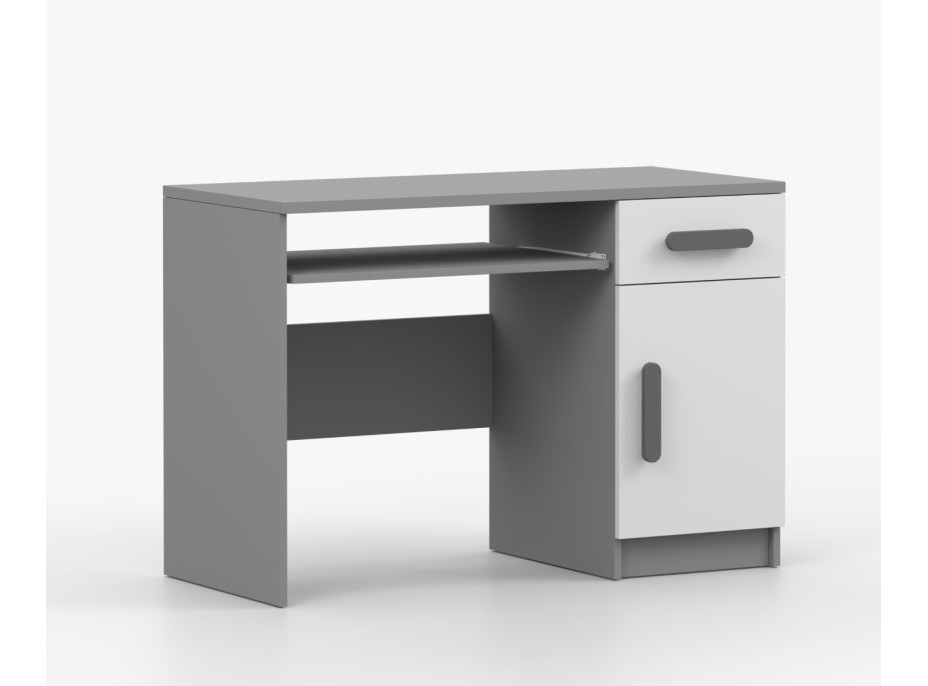 Psací stůl SMYK - šedý/bílý (více variant)