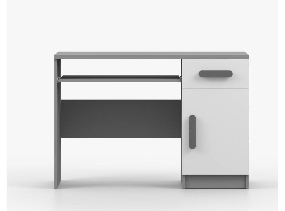 Psací stůl SMYK - šedý/bílý (více variant)