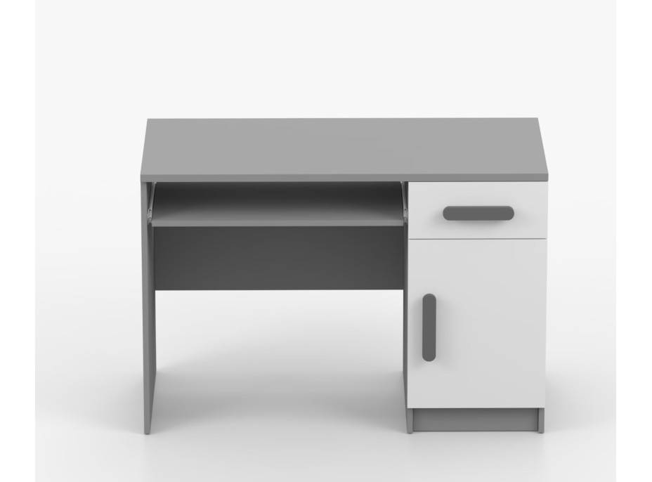 Psací stůl SMYK - šedý/bílý (více variant)