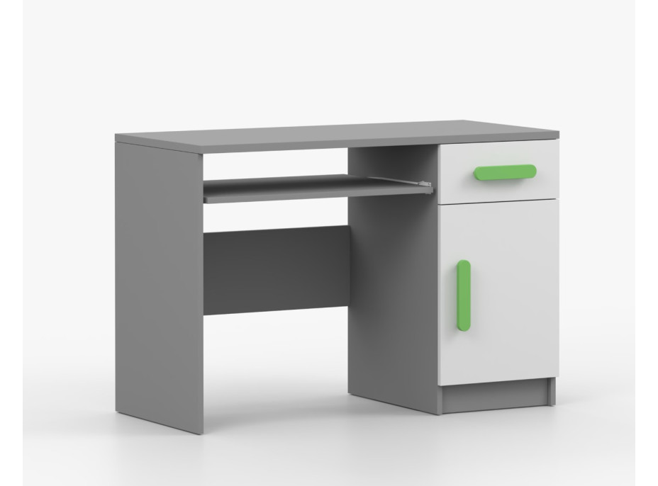 Psací stůl SMYK - šedý/bílý (více variant)