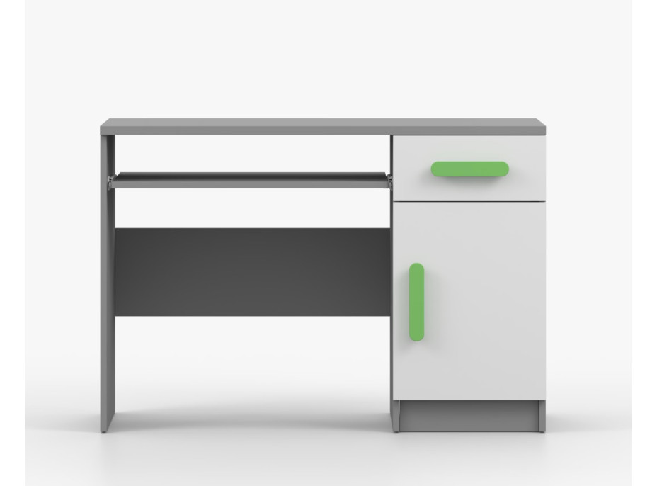 Psací stůl SMYK - šedý/bílý (více variant)
