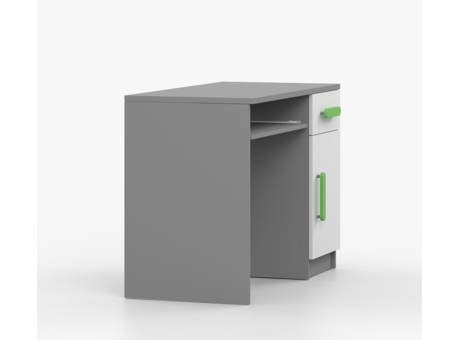 Psací stůl SMYK - šedý/bílý (více variant)