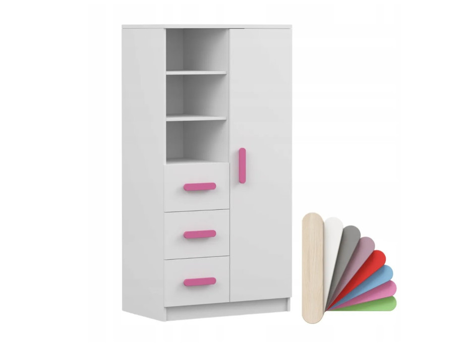 Regál SMYK - bílý (více variant)