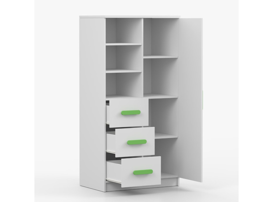 Regál SMYK - bílý (více variant)