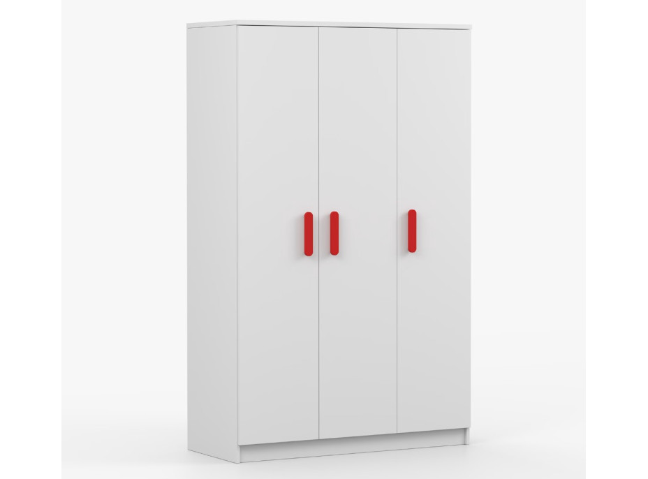 Šatní skříň SMYK 120 - bílá (více variant)