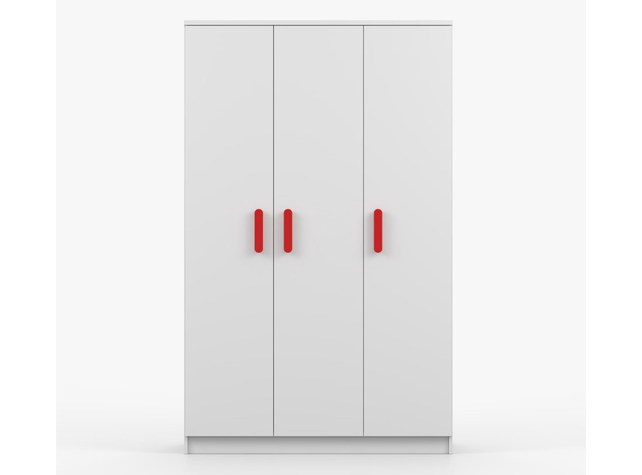 Šatní skříň SMYK 120 - bílá (více variant)