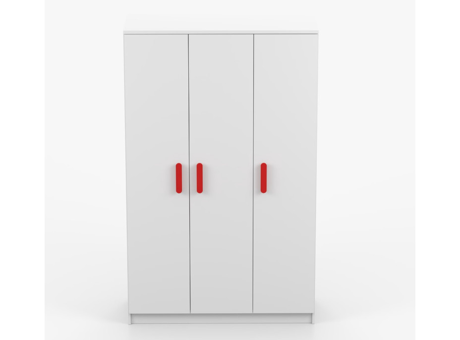 Šatní skříň SMYK 120 - bílá (více variant)
