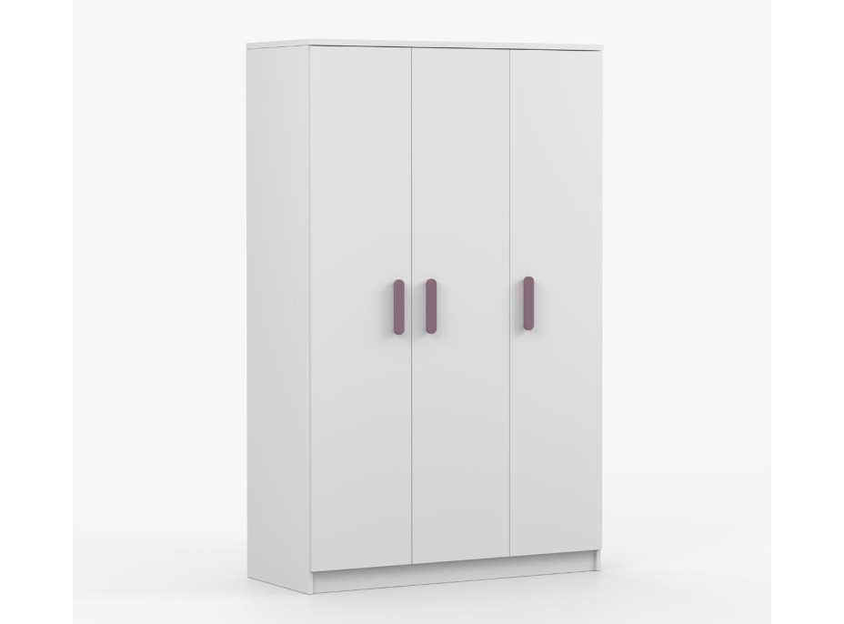 Šatní skříň SMYK 120 - bílá (více variant)