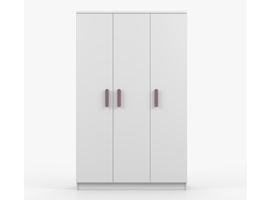Šatní skříň SMYK 120 - bílá (více variant)