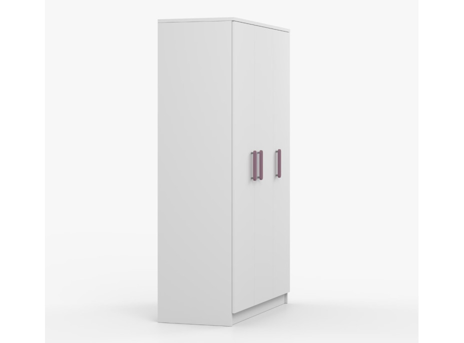 Šatní skříň SMYK 120 - bílá (více variant)