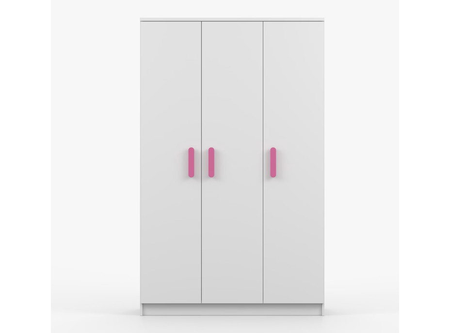 Šatní skříň SMYK 120 - bílá (více variant)