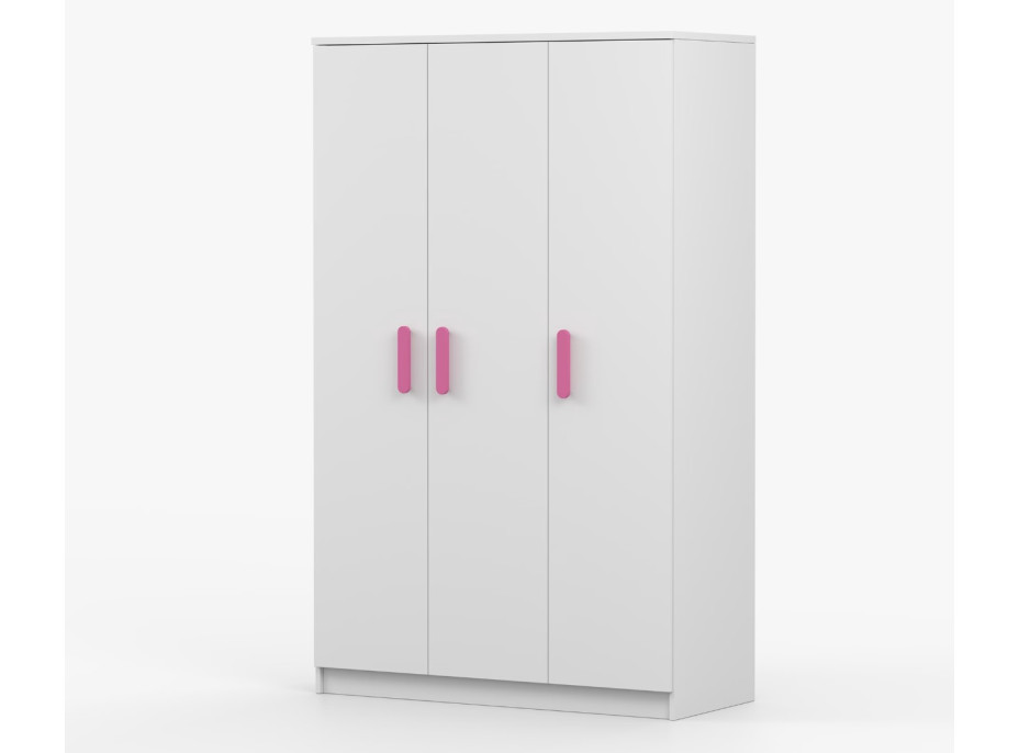 Šatní skříň SMYK 120 - bílá (více variant)