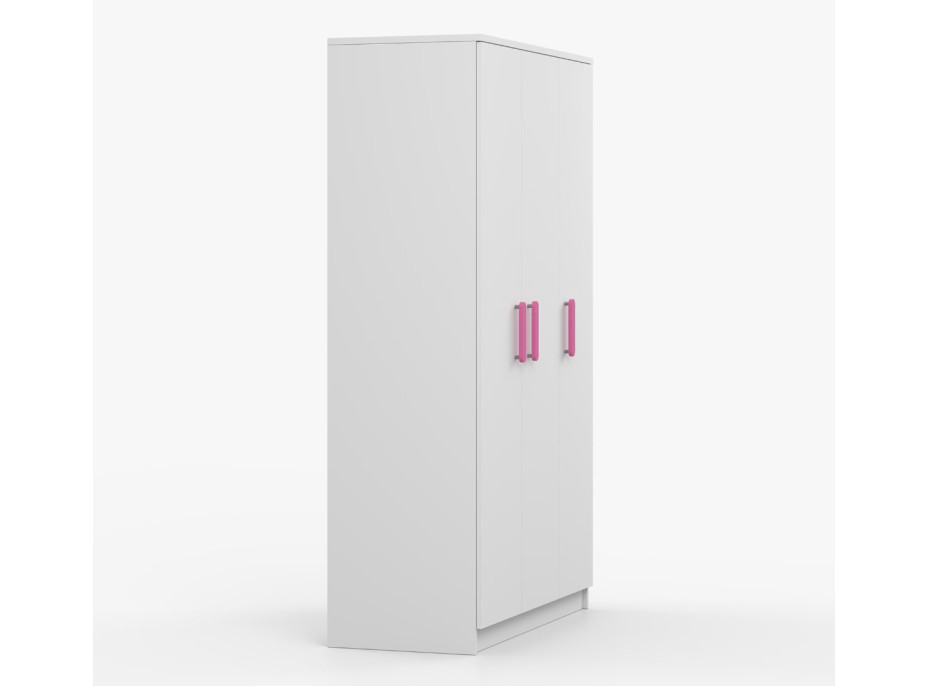 Šatní skříň SMYK 120 - bílá (více variant)