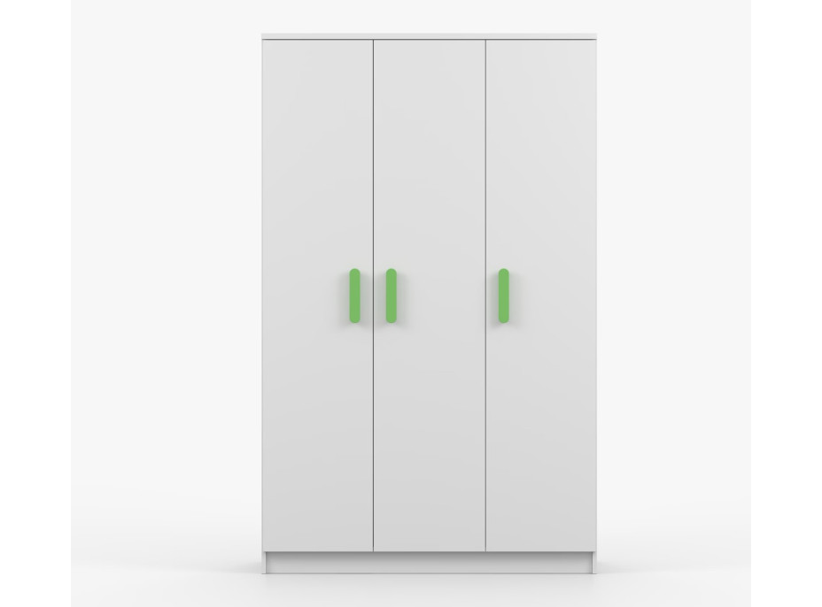Šatní skříň SMYK 120 - bílá (více variant)