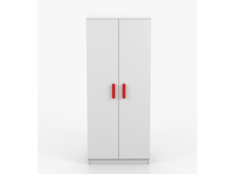 Šatní skříň SMYK 80 - bílá (více variant)
