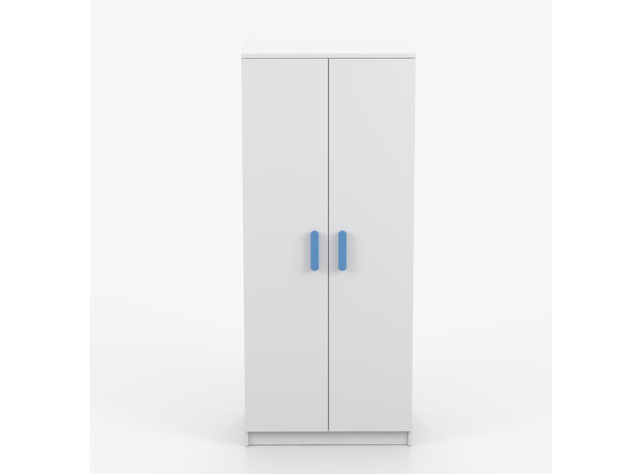 Šatní skříň SMYK 80 - bílá (více variant)