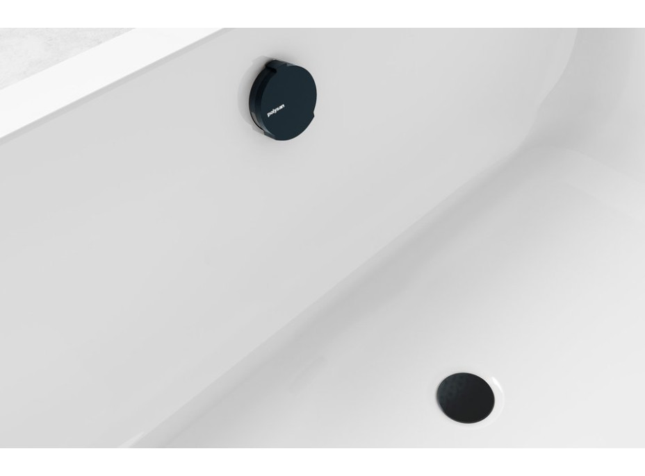 Polysan Vanová souprava s napouštěním, bovden, délka 1200mm, zátka 72mm, gun metal 71857.60