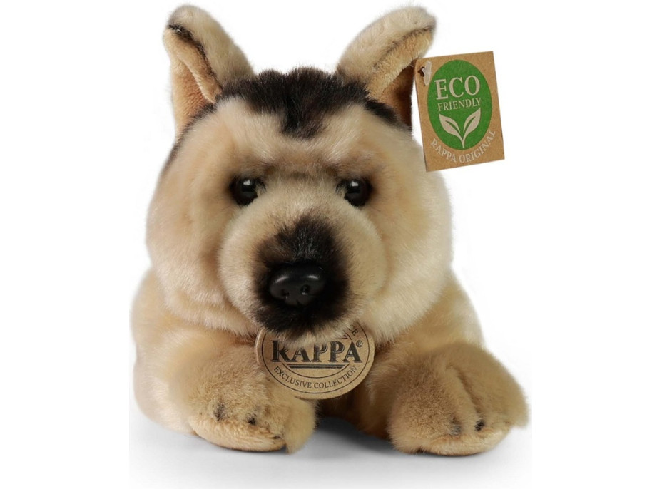 Rappa Plyšový pes německý ovčák 22 cm ECO-FRIENDLY