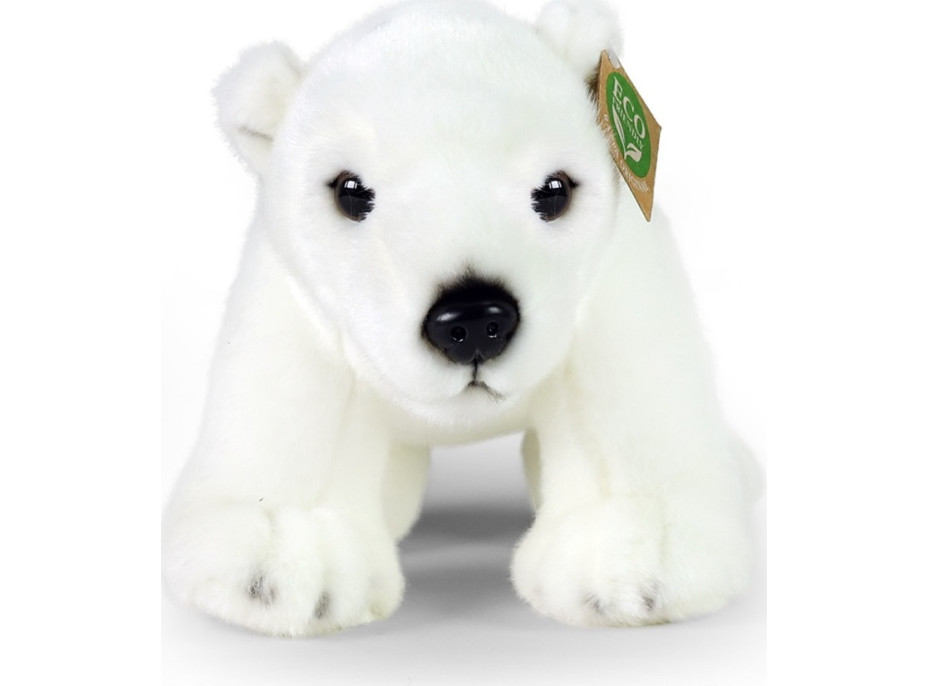 Rappa Plyšový medvěd lední stojící 30 cm ECO-FRIENDLY
