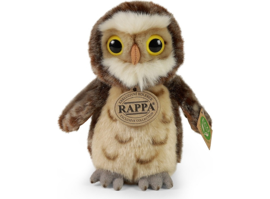 Rappa Plyšová sova 16 cm ECO-FRIENDLY