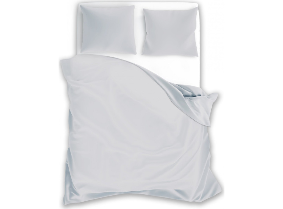 Bavlněné povlečení FASHION jednobarevné - šedé - 160x200 cm