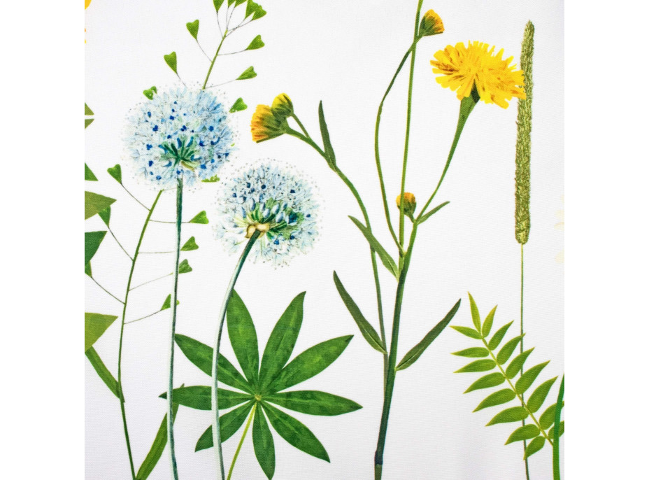 Velikonoční ubrus BLOOM Květiny - 140x200 cm - bílý