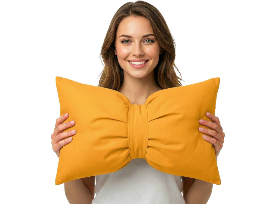 Dekorační polštář GLAM 30x50 cm - žlutý