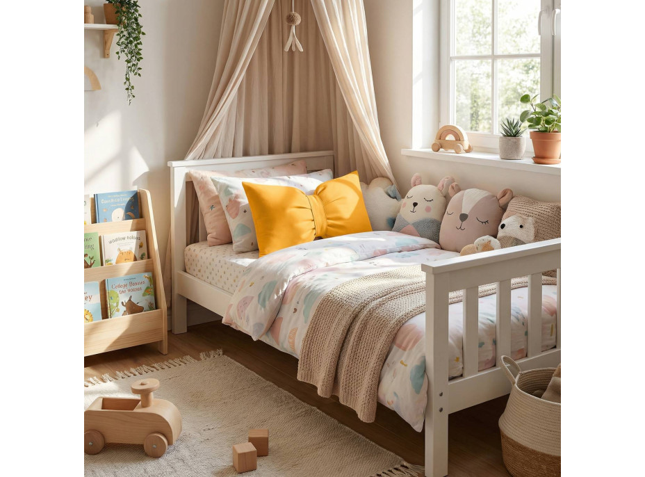 Dekorační polštář GLAM 30x50 cm - žlutý