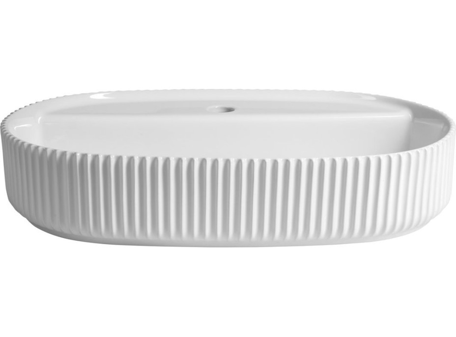 Isvea SINTESI keramické umyvadlo na desku, 60x40cm, bílá 10SI65060