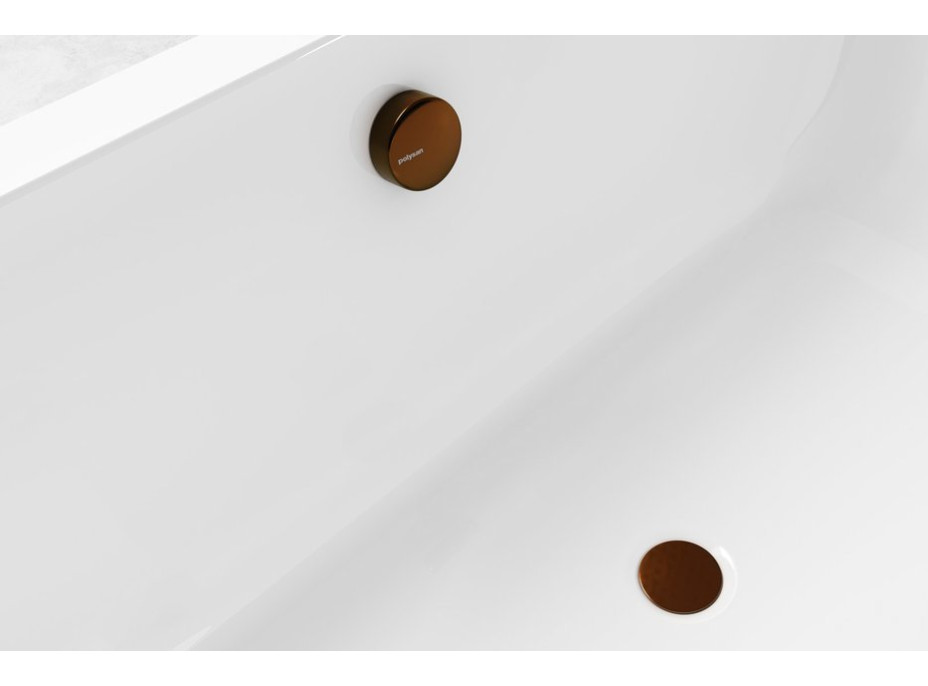 Polysan Vanová souprava, bovden, délka 1000mm, zátka 72mm, měď mat 71854.70