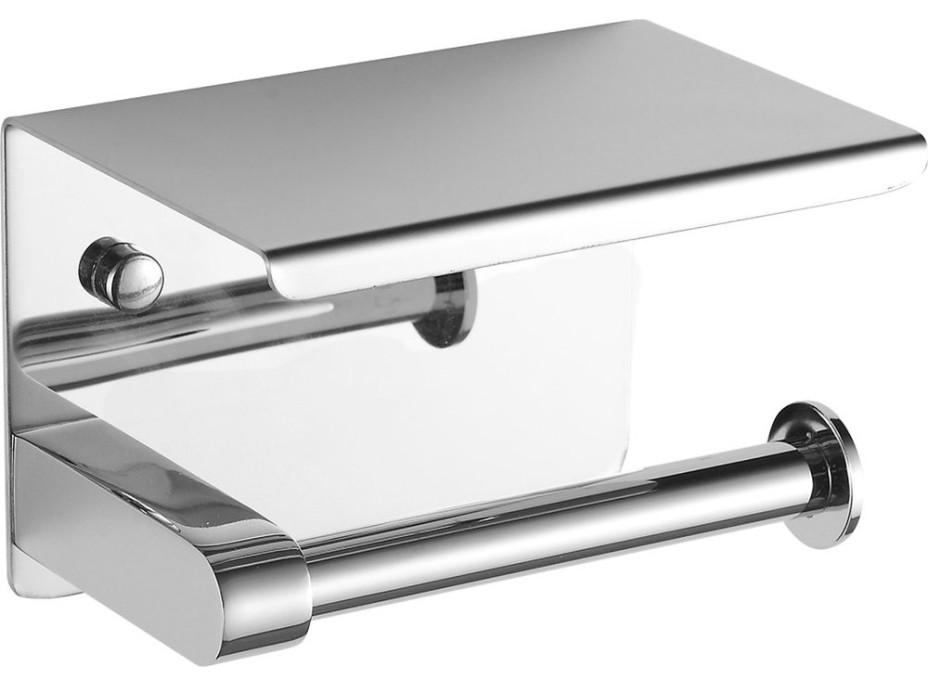 Sapho Držák toaletního papíru s poličkou, chrom UN1197C