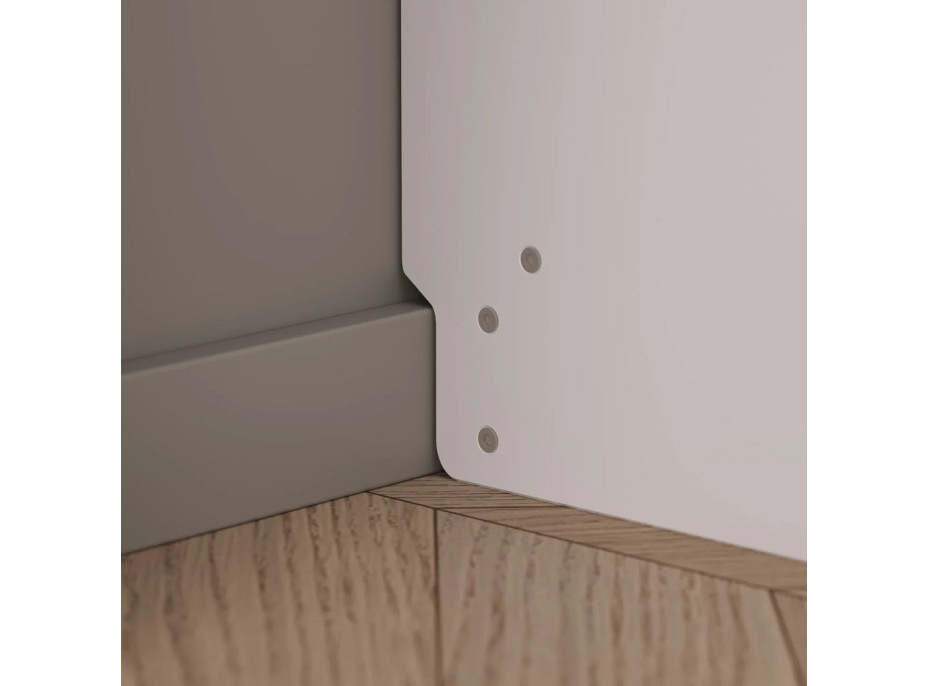 BusyKids Šatní skříň bílá