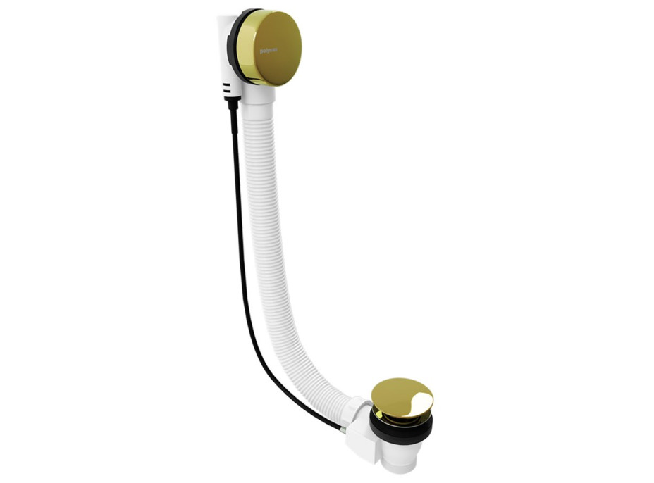 Polysan Vanová souprava, bovden, délka 1000mm, zátka 72mm, zlato 71854.90