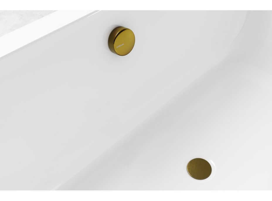 Polysan Vanová souprava, bovden, délka 1200mm, zátka 72mm, zlato mat 71856.91