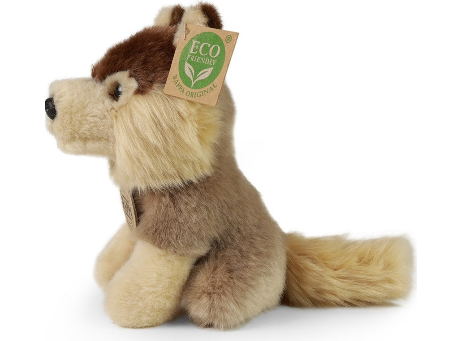 Rappa Plyšový vlk sedící 16 cm ECO-FRIENDLY