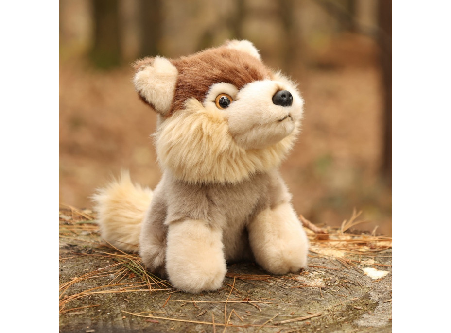 Rappa Plyšový vlk sedící 16 cm ECO-FRIENDLY