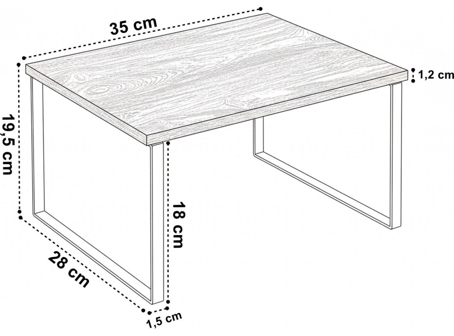 Polička do kuchyně GINGER MAX rustic