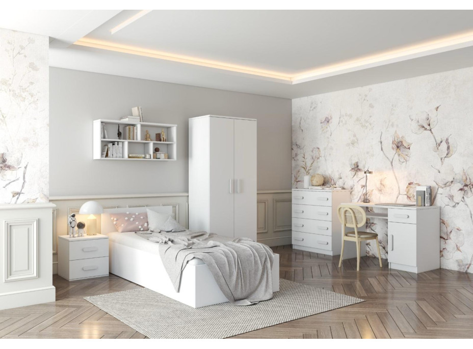 Postel SMYK II 200x90 cm - bílá