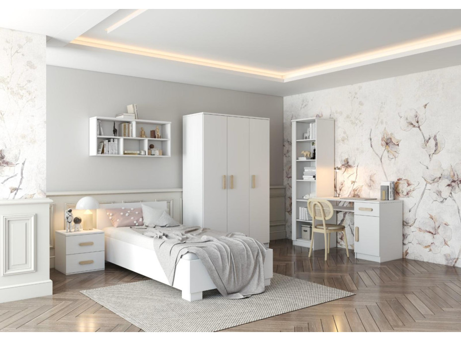 Postel SMYK 200x90 cm - bílá