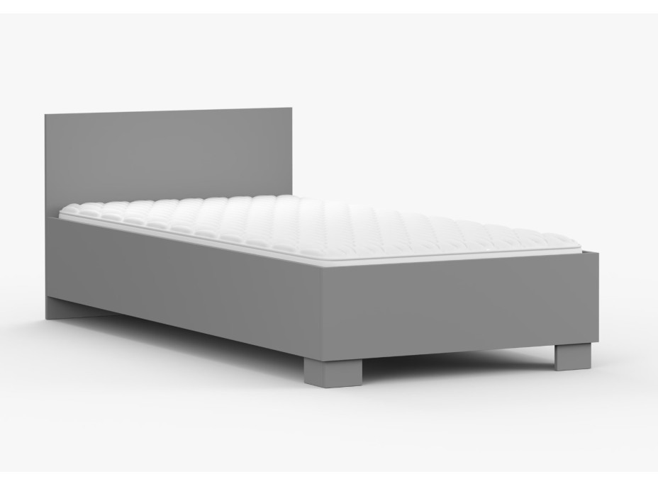 Postel SMYK 200x90 cm - šedá