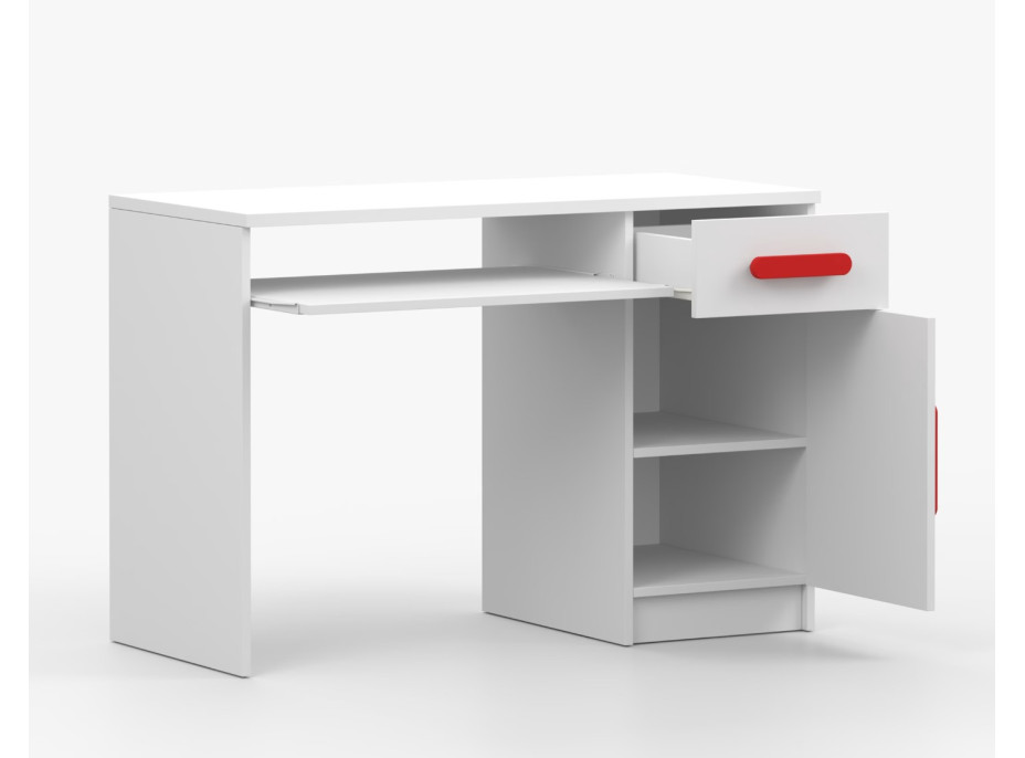 Psací stůl SMYK - bílý (více variant)