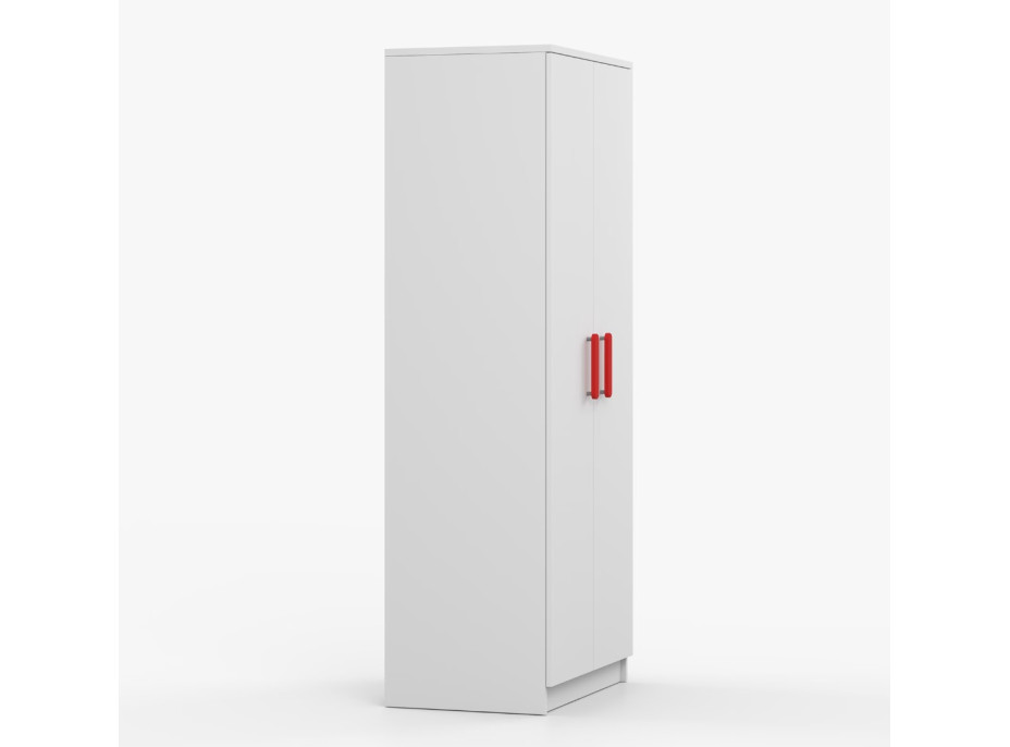 Šatní skříň SMYK 80 - bílá (více variant)