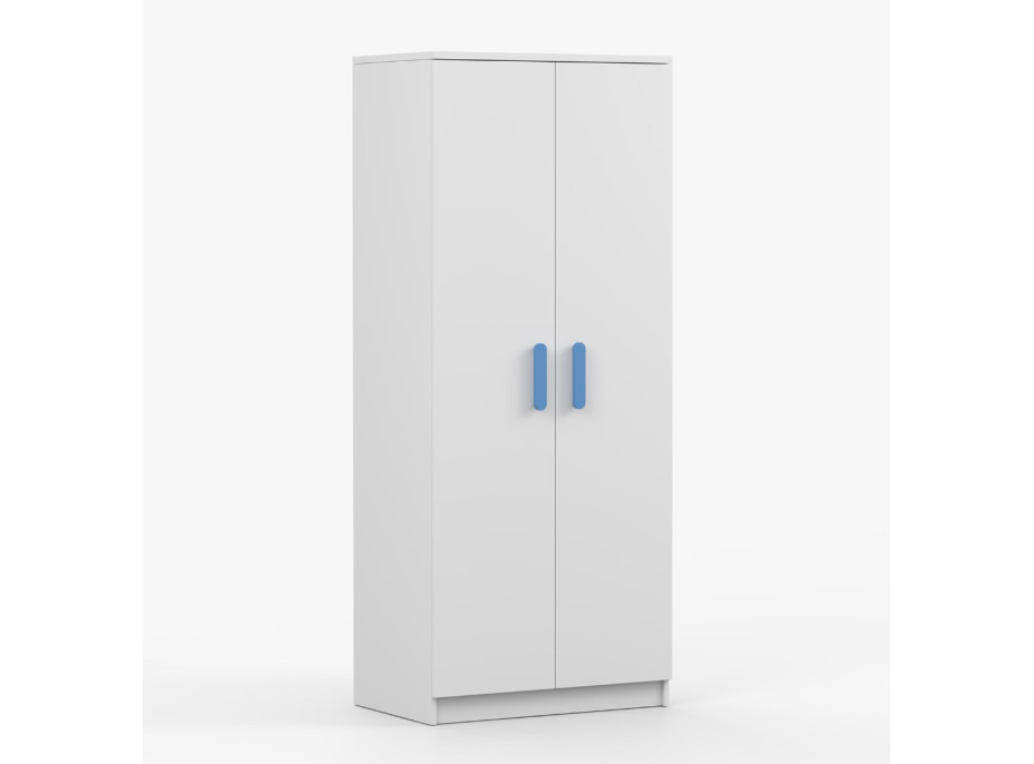 Šatní skříň SMYK 80 - bílá (více variant)