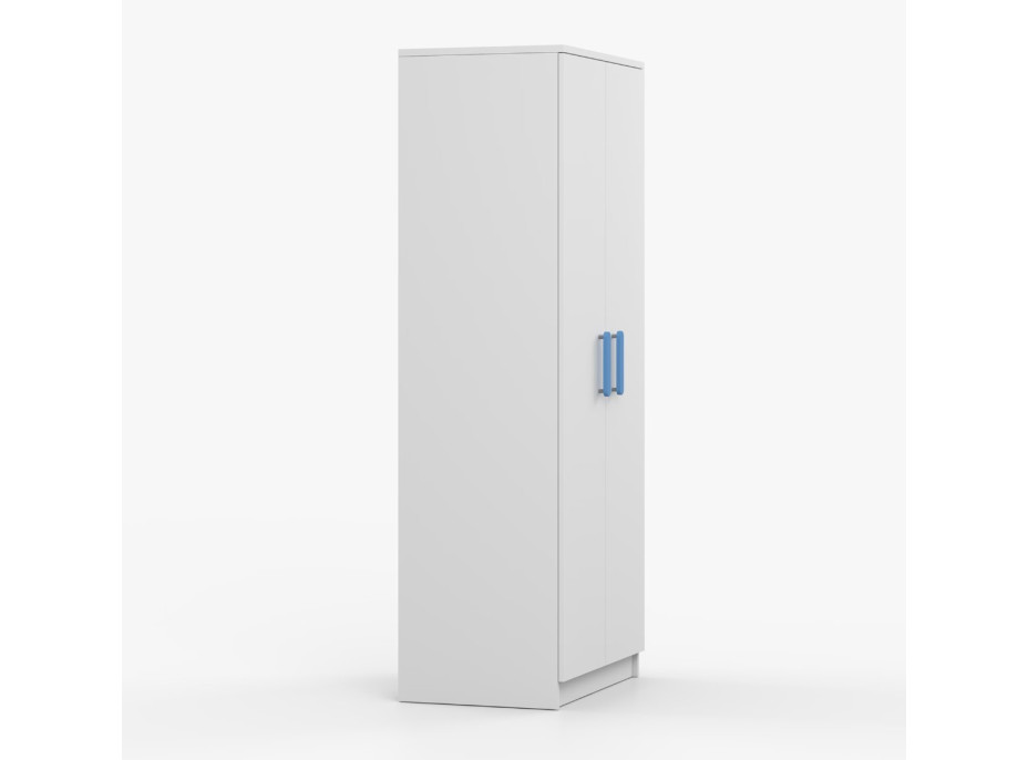 Šatní skříň SMYK 80 - bílá (více variant)
