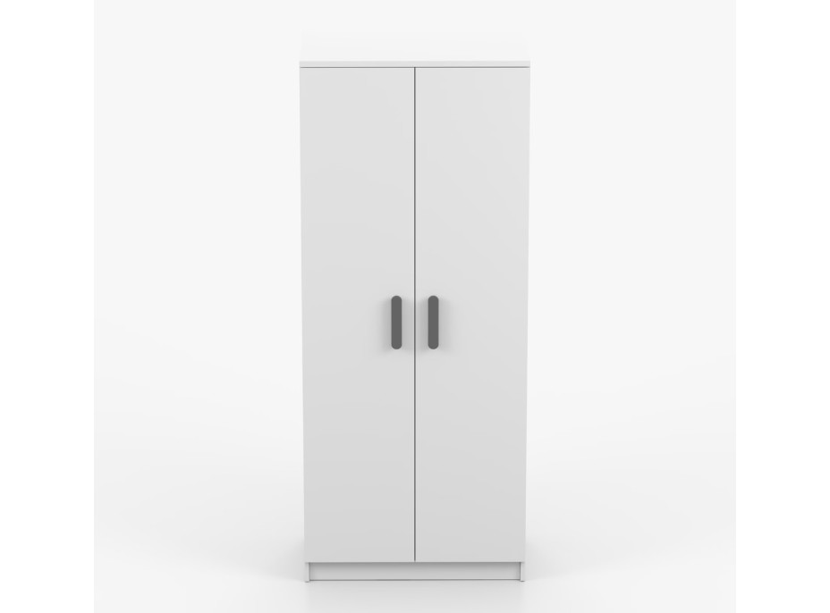 Šatní skříň SMYK 80 - bílá (více variant)