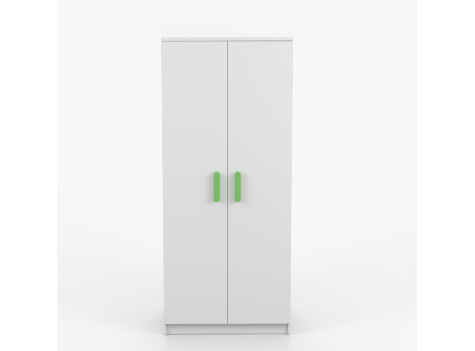Šatní skříň SMYK 80 - bílá (více variant)